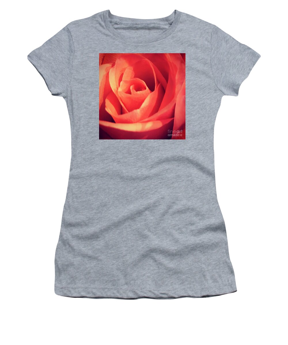 Rose Women's T-Shirt featuring the photograph Rose by Deena Withycombe
