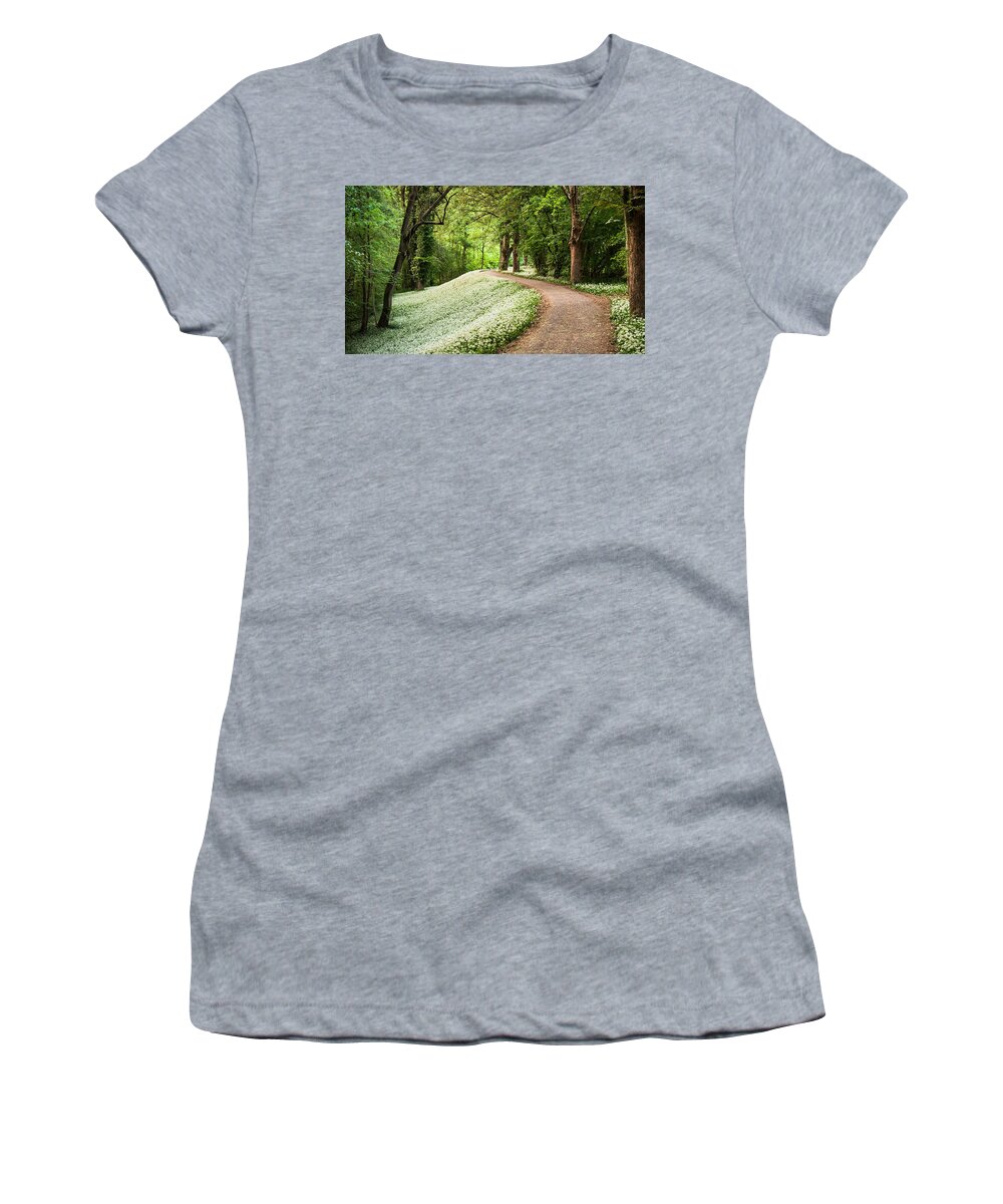 Path Women's T-Shirt featuring the photograph Path #8 by Jackie Russo