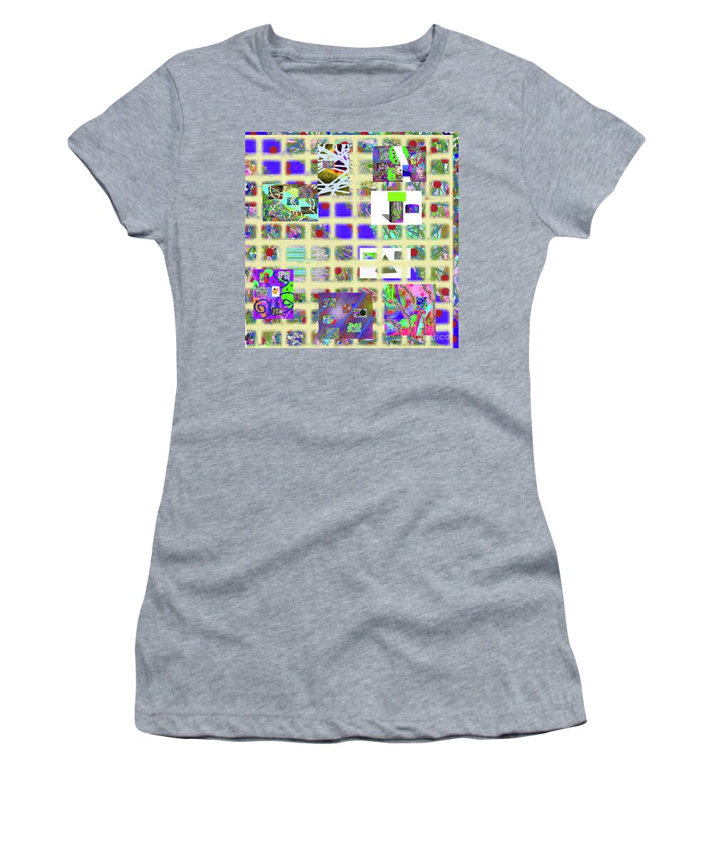 Walter Paul Bebirian Women's T-Shirt featuring the digital art 9-3-2015fabcd by Walter Paul Bebirian