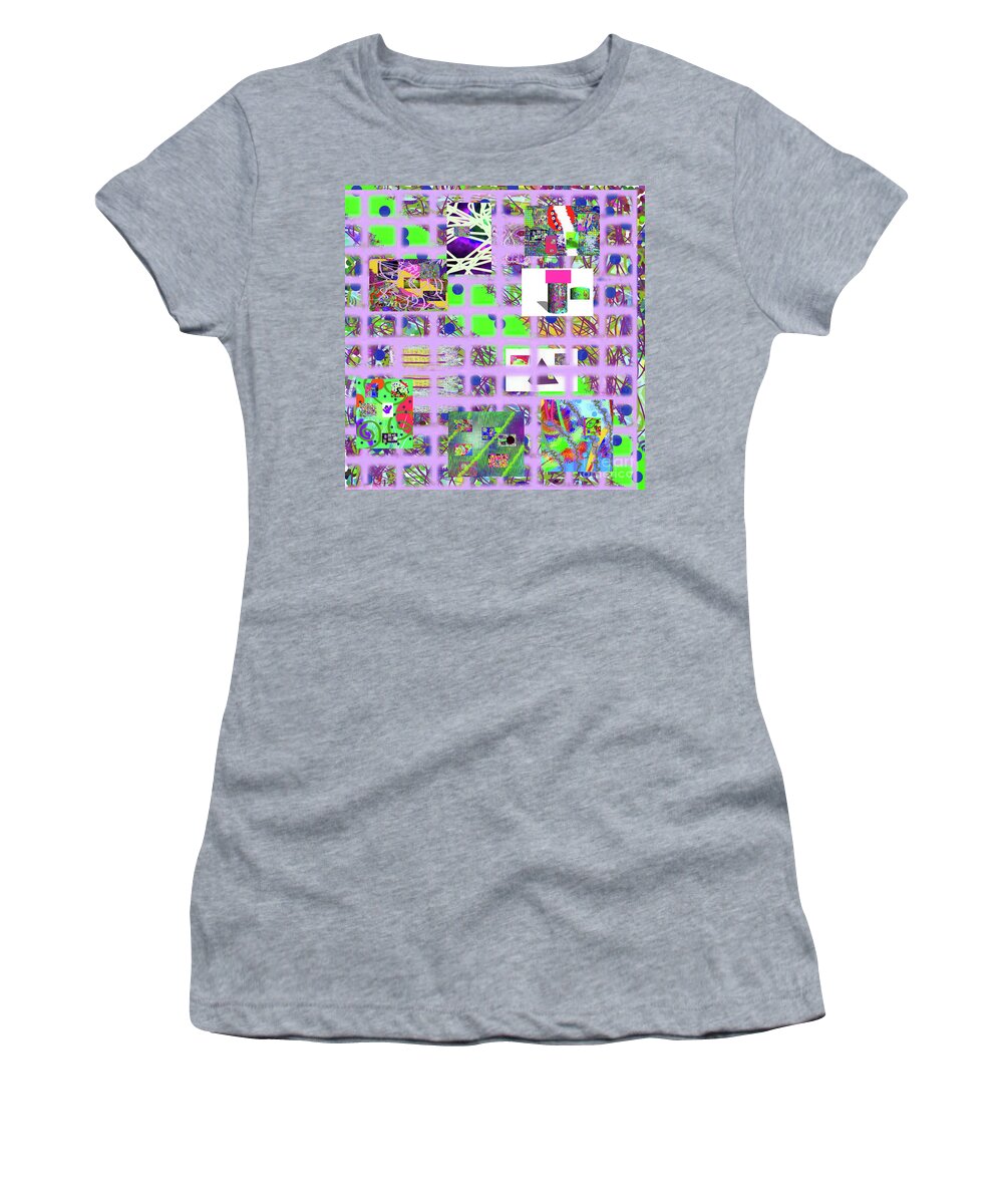 Walter Paul Bebirian Women's T-Shirt featuring the digital art 9-3-2015fabcdefghijklmnopq by Walter Paul Bebirian