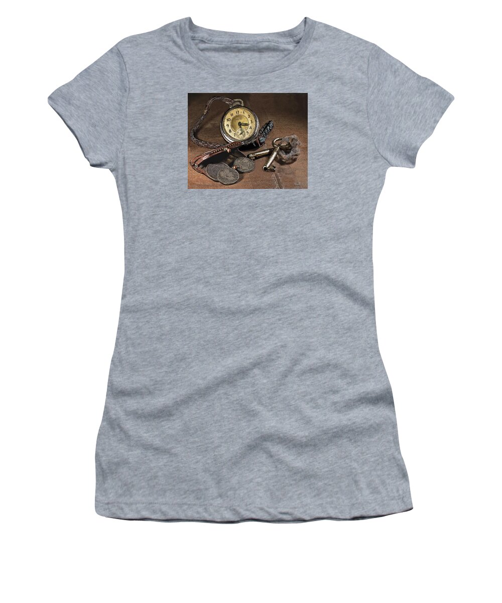 Scenicfotos Women's T-Shirt featuring the painting A Different Time by Mark Allen