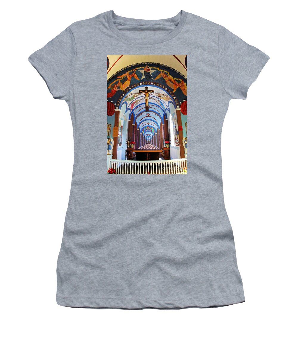 Church Women's T-Shirt featuring the photograph A Father's Masterpiece by Jennifer Robin