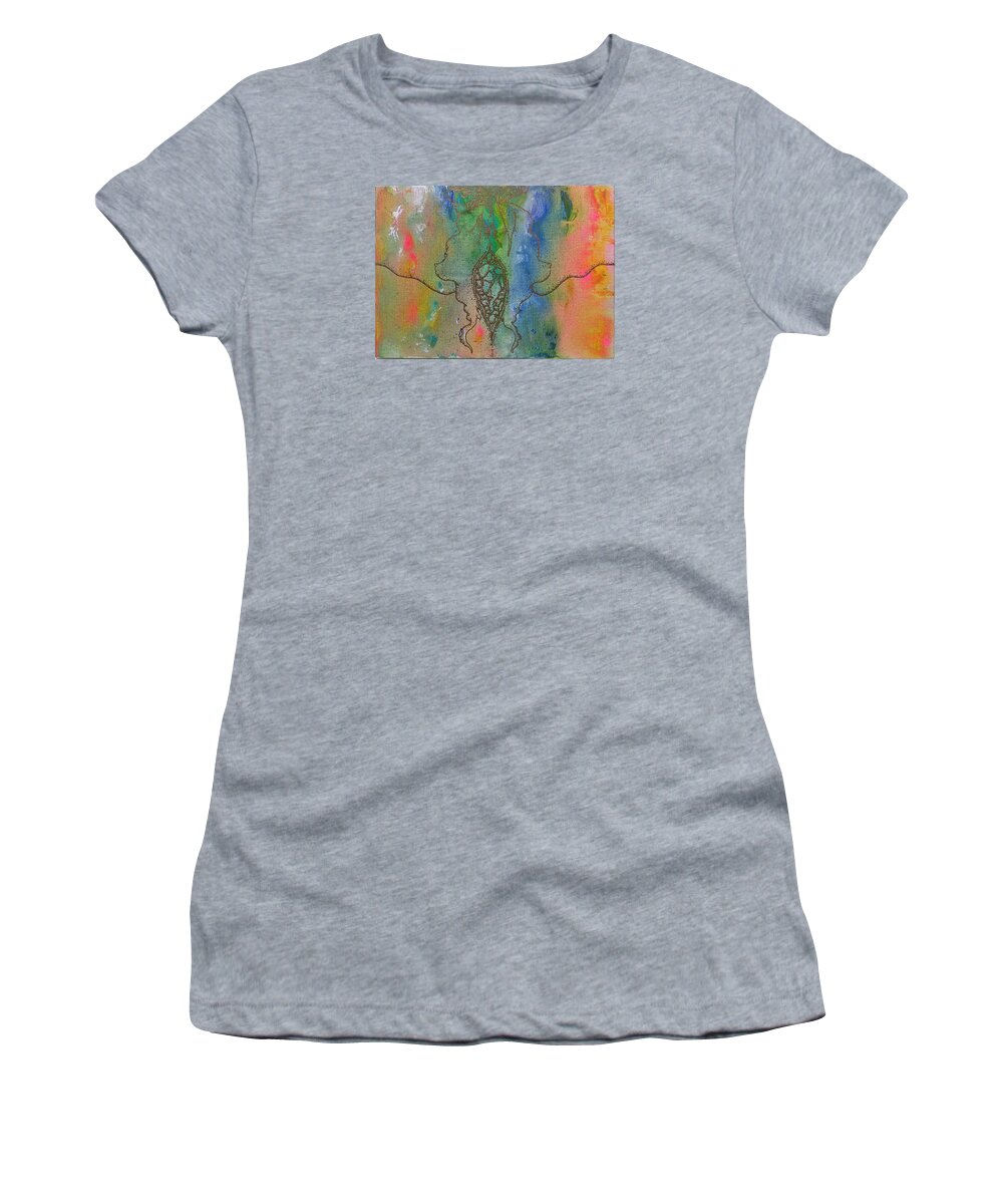 Art Women's T-Shirt featuring the photograph A glimmer by Hon-yax Multiply LLC