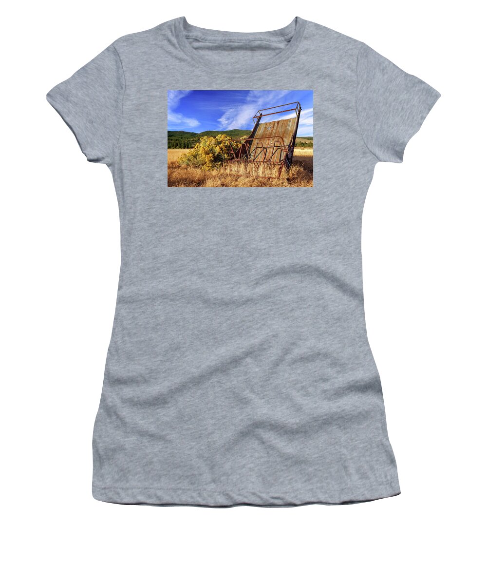 Old Women's T-Shirt featuring the photograph A Reminder Of The Past by James Eddy