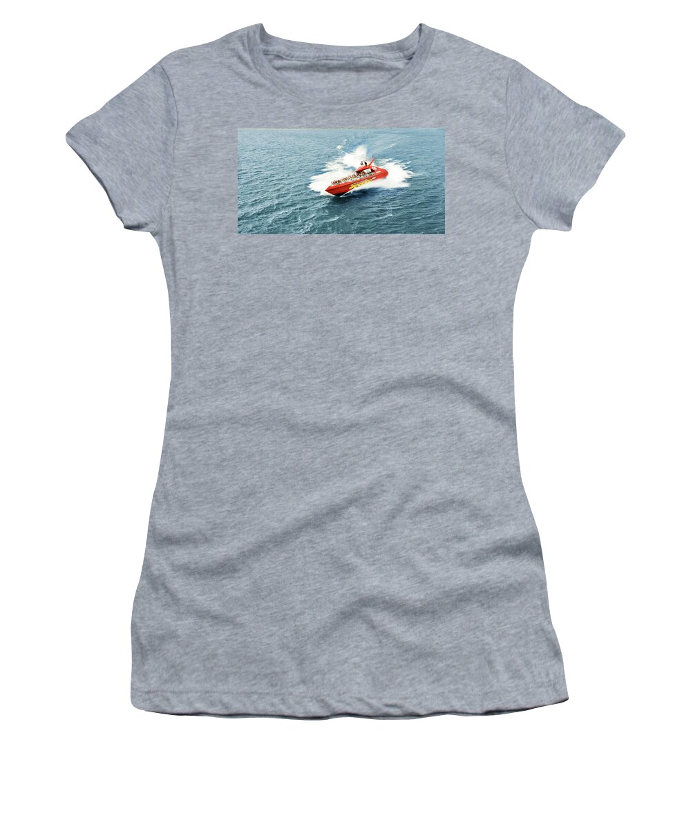 Chicago Women's T-Shirt featuring the photograph A004_c010_090730 by Lori Strock