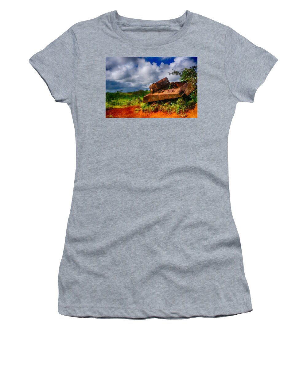 Pristine Women's T-Shirt featuring the photograph Abandoned by Amanda Jones