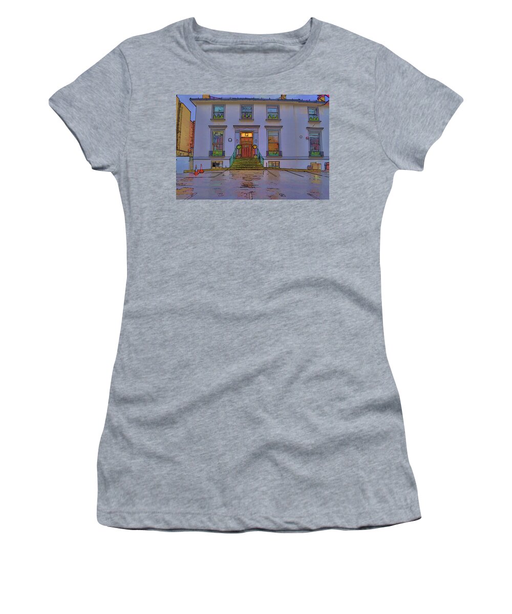 Abbey Road Studios Women's T-Shirt featuring the photograph Abbey Road Recording Studios by Chris Thaxter