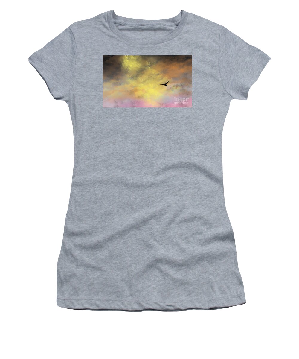 Bird Women's T-Shirt featuring the digital art Abode by Trilby Cole