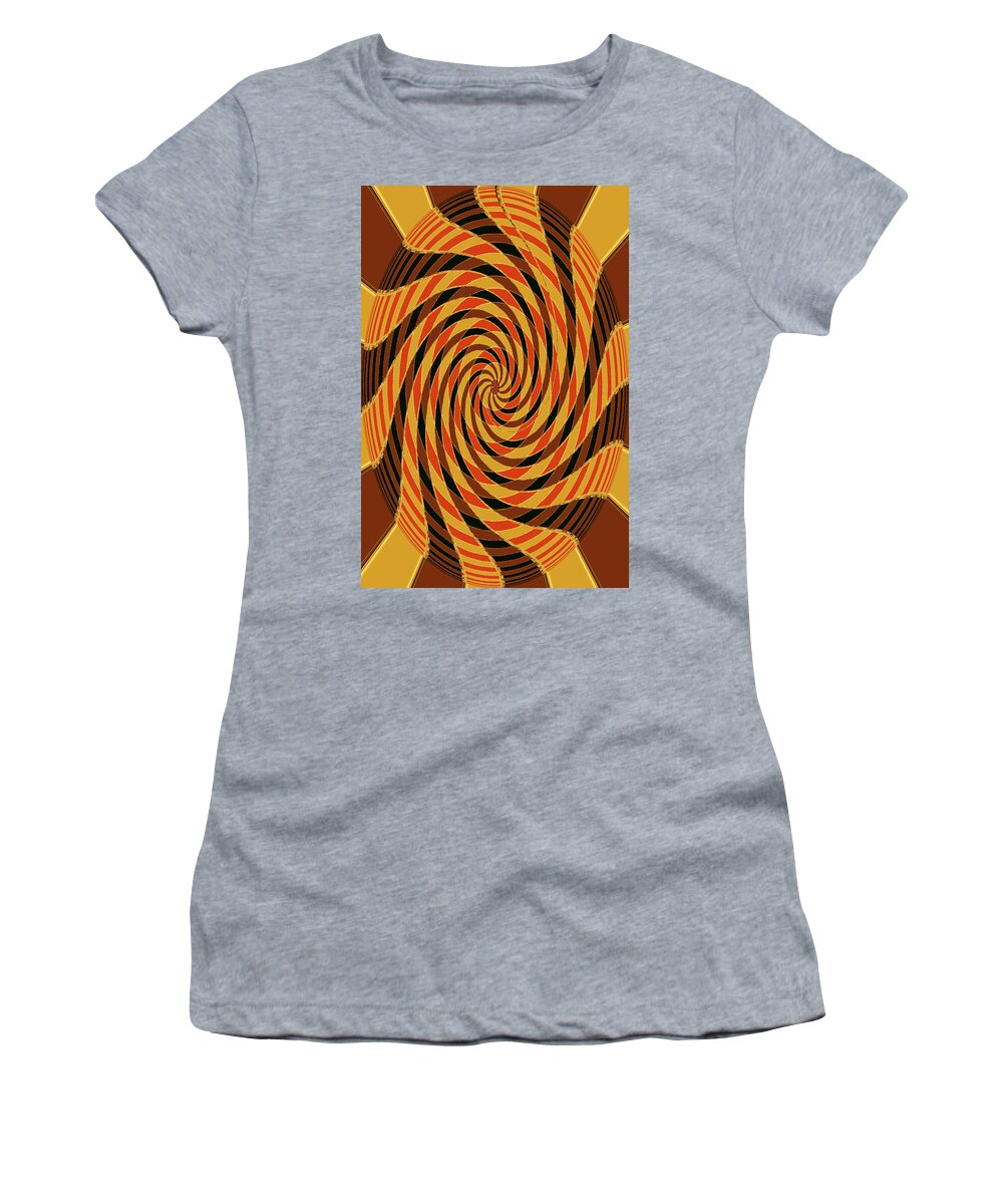 Abstract # 805 Women's T-Shirt featuring the digital art Abstract # 805 by Tom Janca