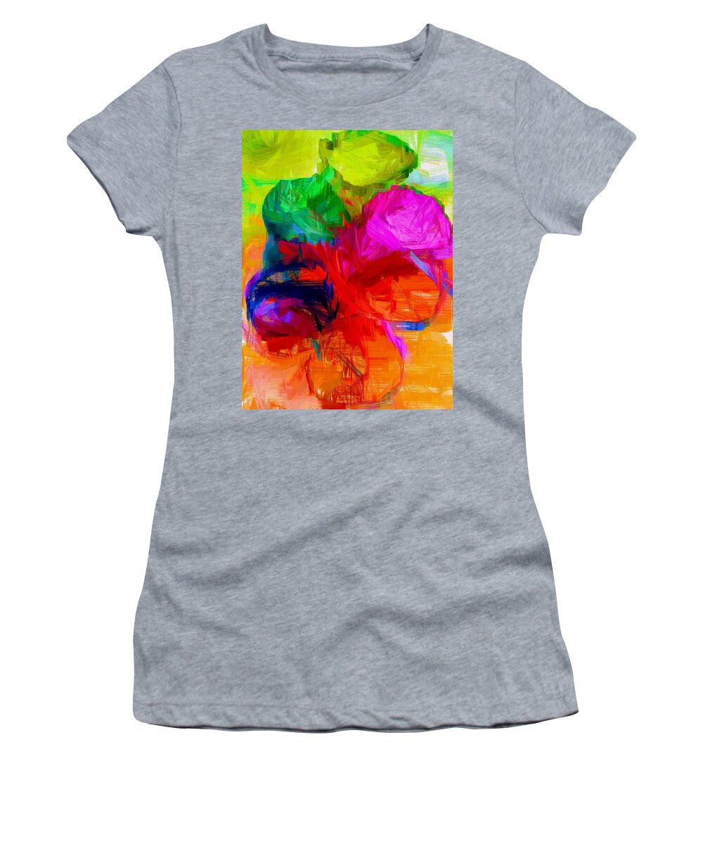  Women's T-Shirt featuring the digital art Abstract 23 by Rafael Salazar