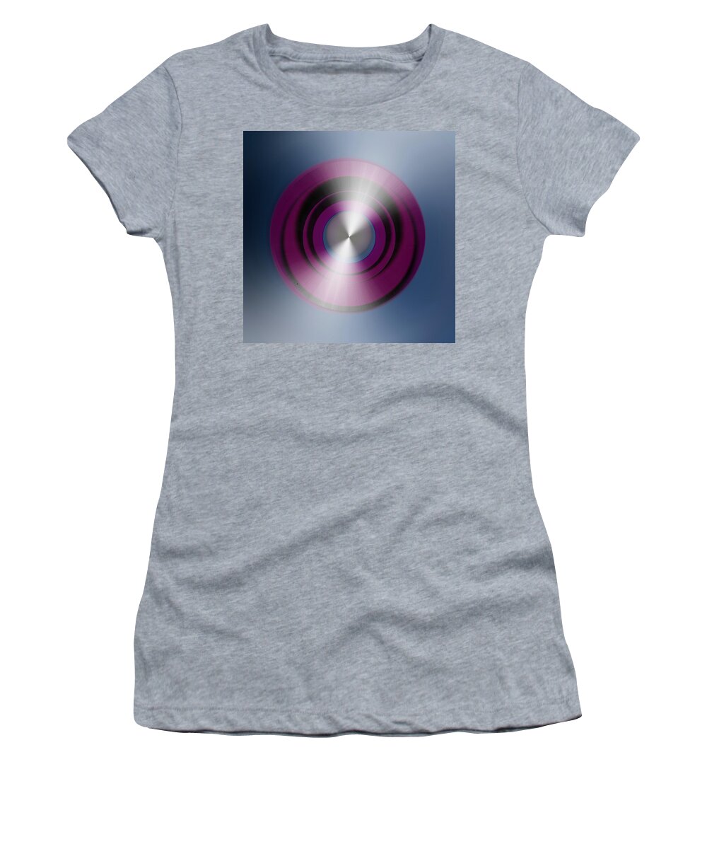 Abstract Women's T-Shirt featuring the digital art Abstract 3035-8 by John Krakora