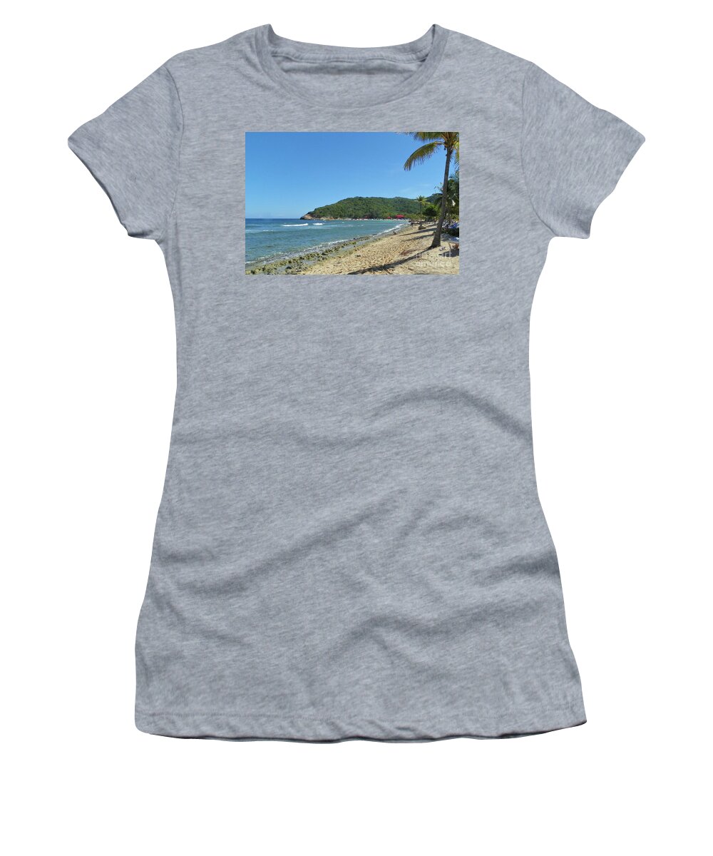 Beach Women's T-Shirt featuring the photograph Adrenaline Beach by Carol Bradley