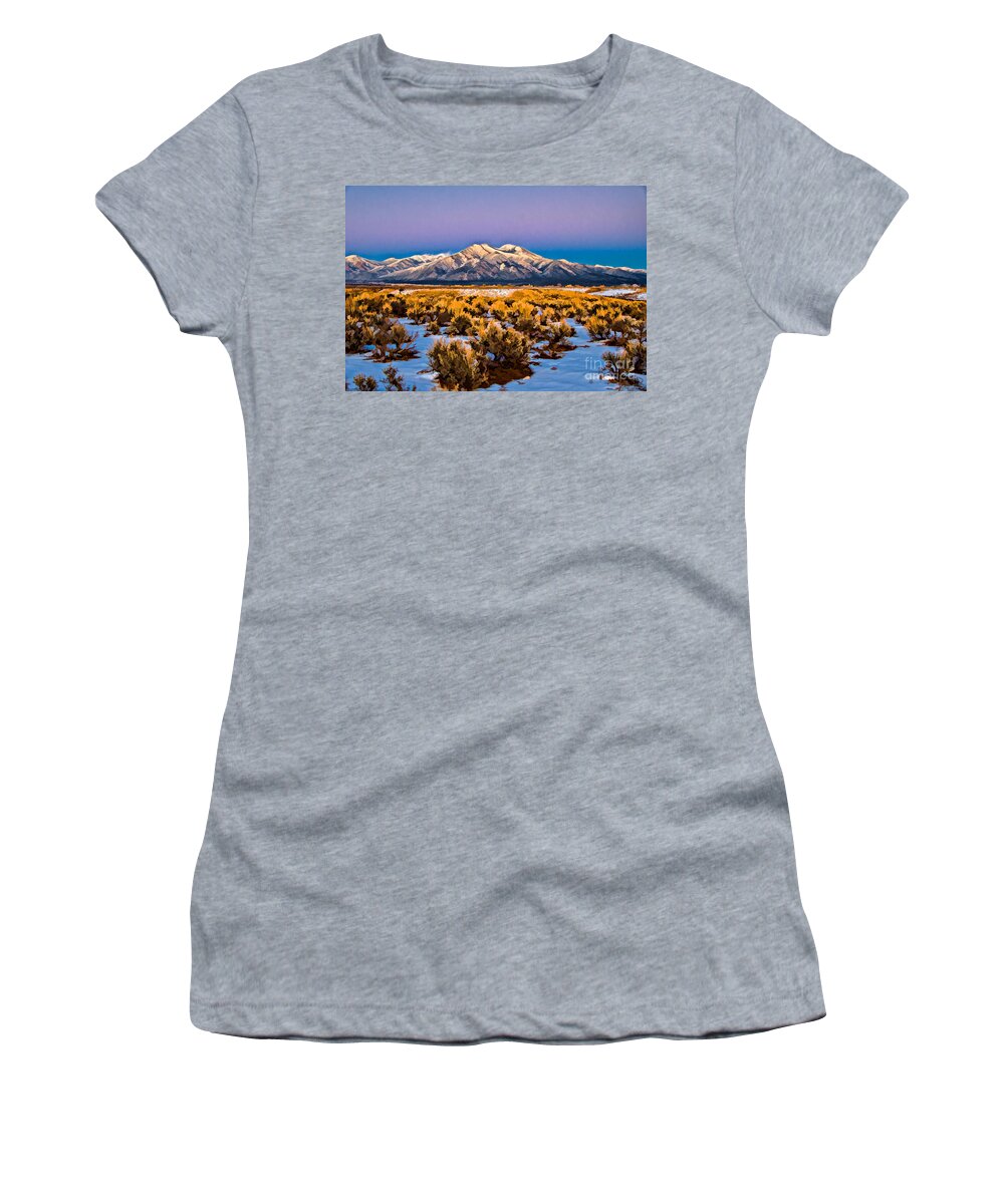 Santa Women's T-Shirt featuring the digital art After the storm by Charles Muhle