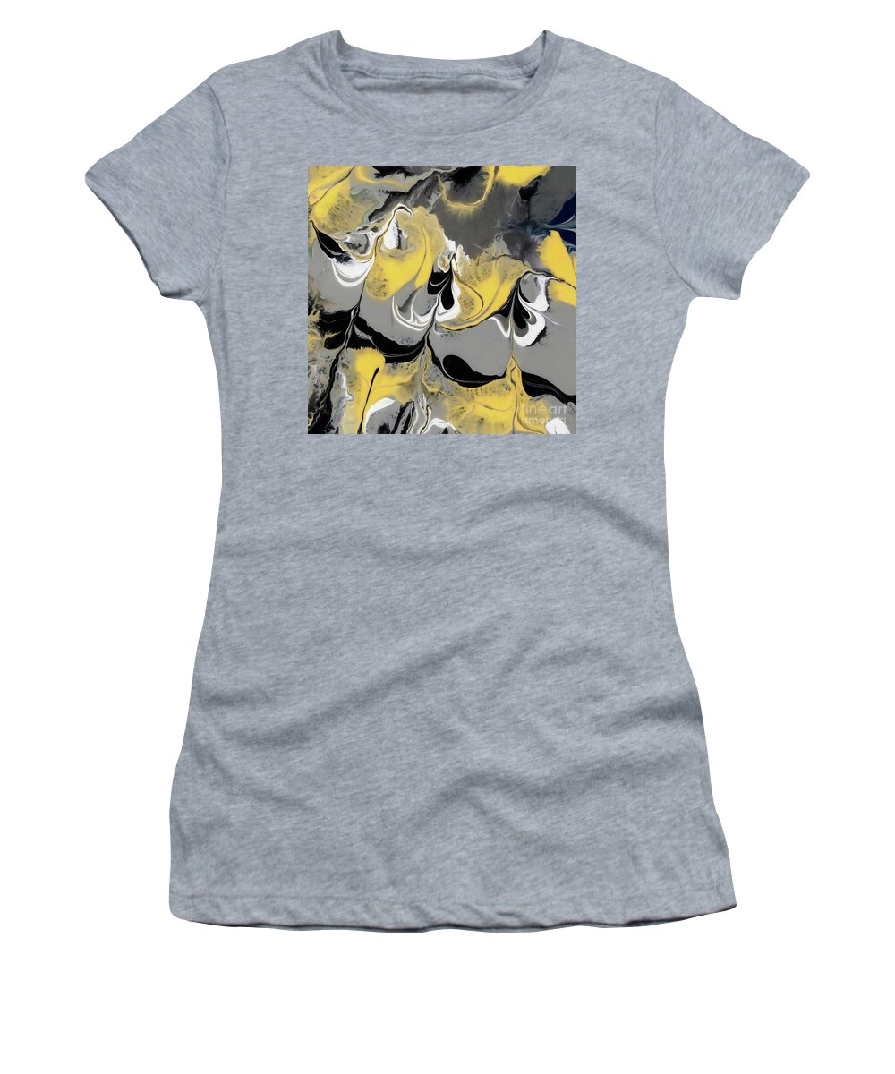 Abstract Women's T-Shirt featuring the photograph Afterglow by Patti Schulze