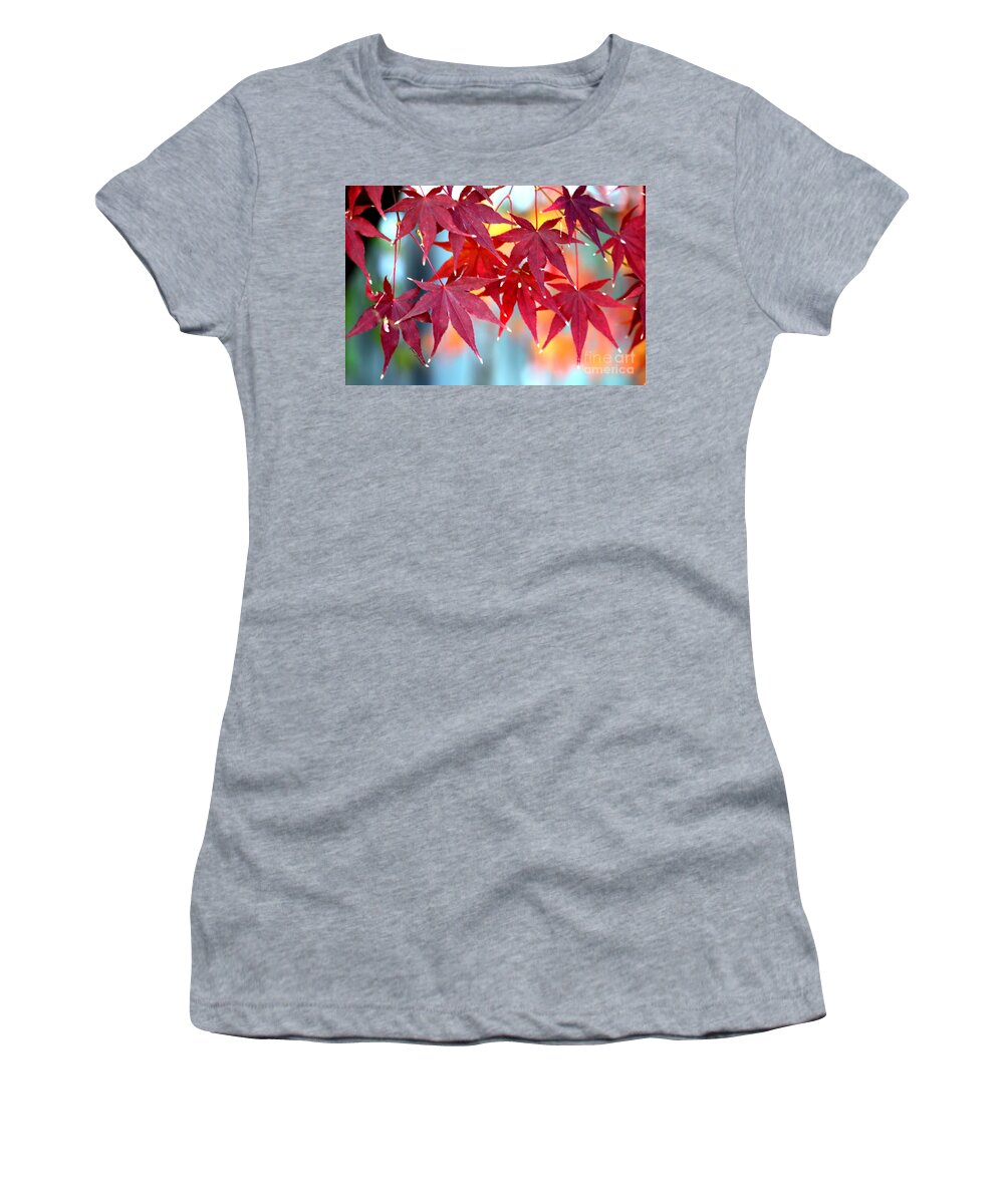 Fall Women's T-Shirt featuring the photograph Air dry by Yumi Johnson