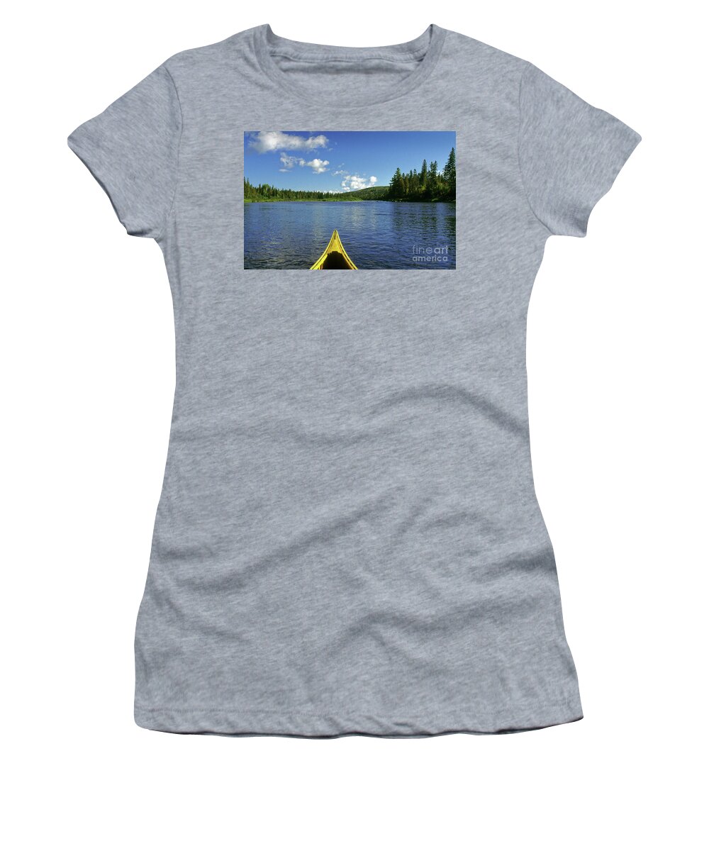 Boating Women's T-Shirt featuring the photograph Allagash River, Northern Maine, USA by Kevin Shields