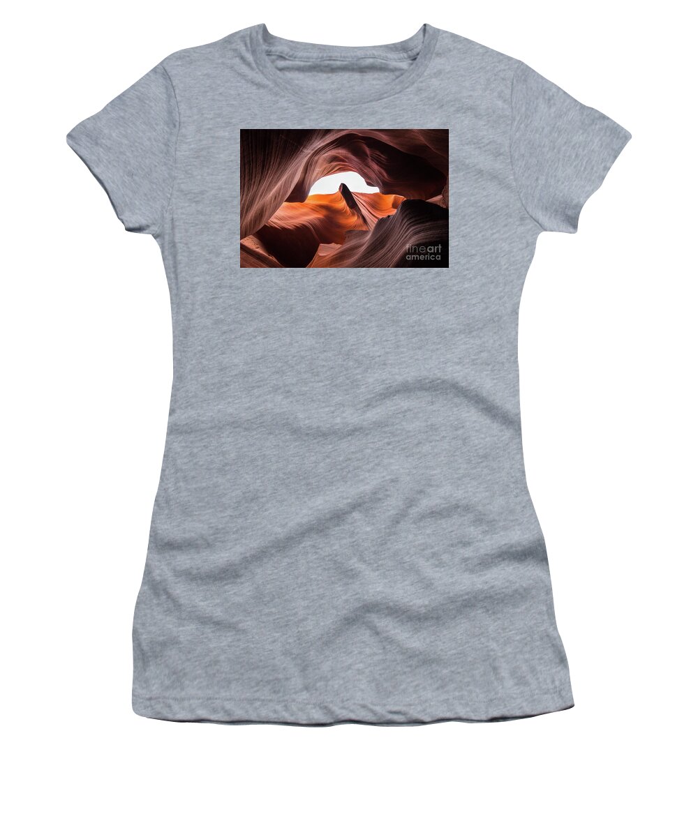 Antelope Canyon Women's T-Shirt featuring the photograph Amazing Antelope Canyon by JR Photography