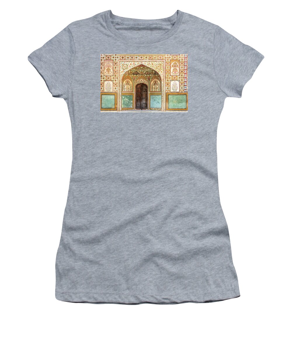 India Women's T-Shirt featuring the photograph Amer Fort 03 by Werner Padarin