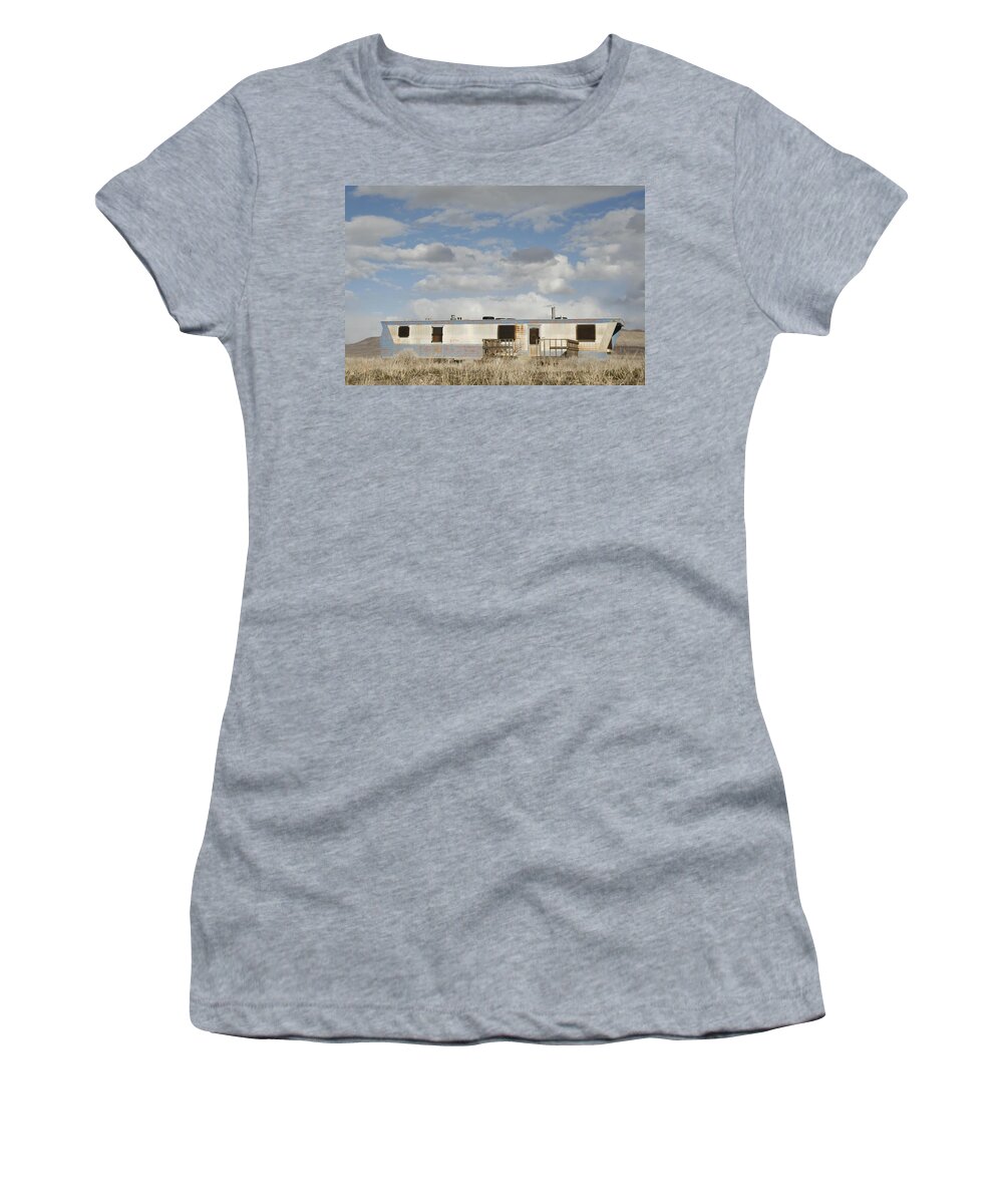 Nevada Women's T-Shirt featuring the photograph American Home Nevada by Suzanne Lorenz