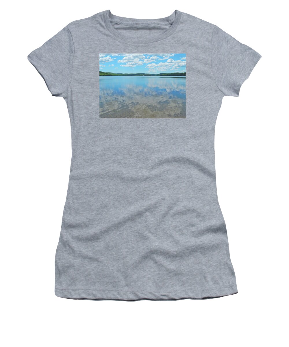 Nature Women's T-Shirt featuring the photograph Anasagunticook Lake, Canton, ME, USA 10 by George Ramos