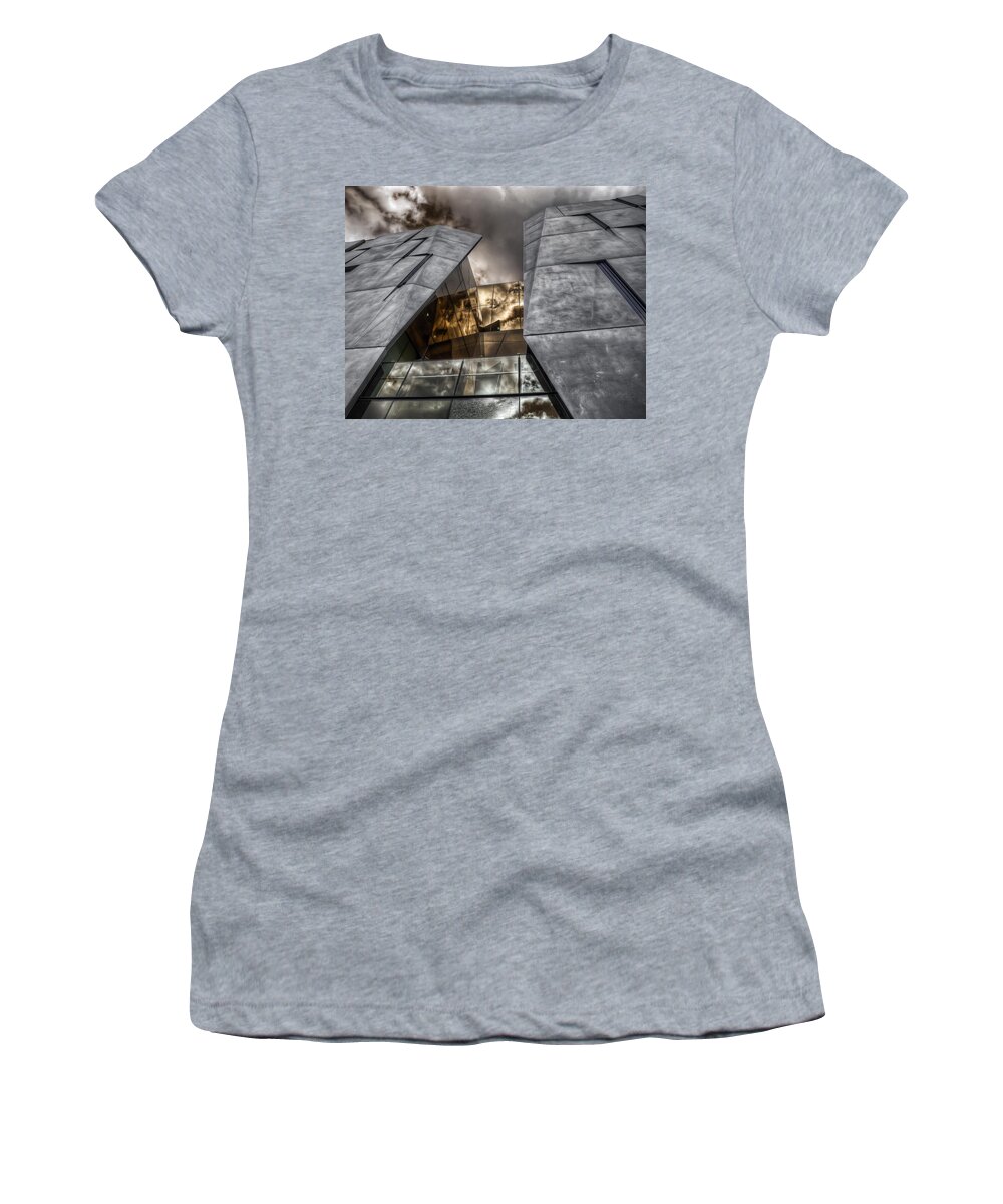Building Women's T-Shirt featuring the photograph Angulated by Wayne Sherriff
