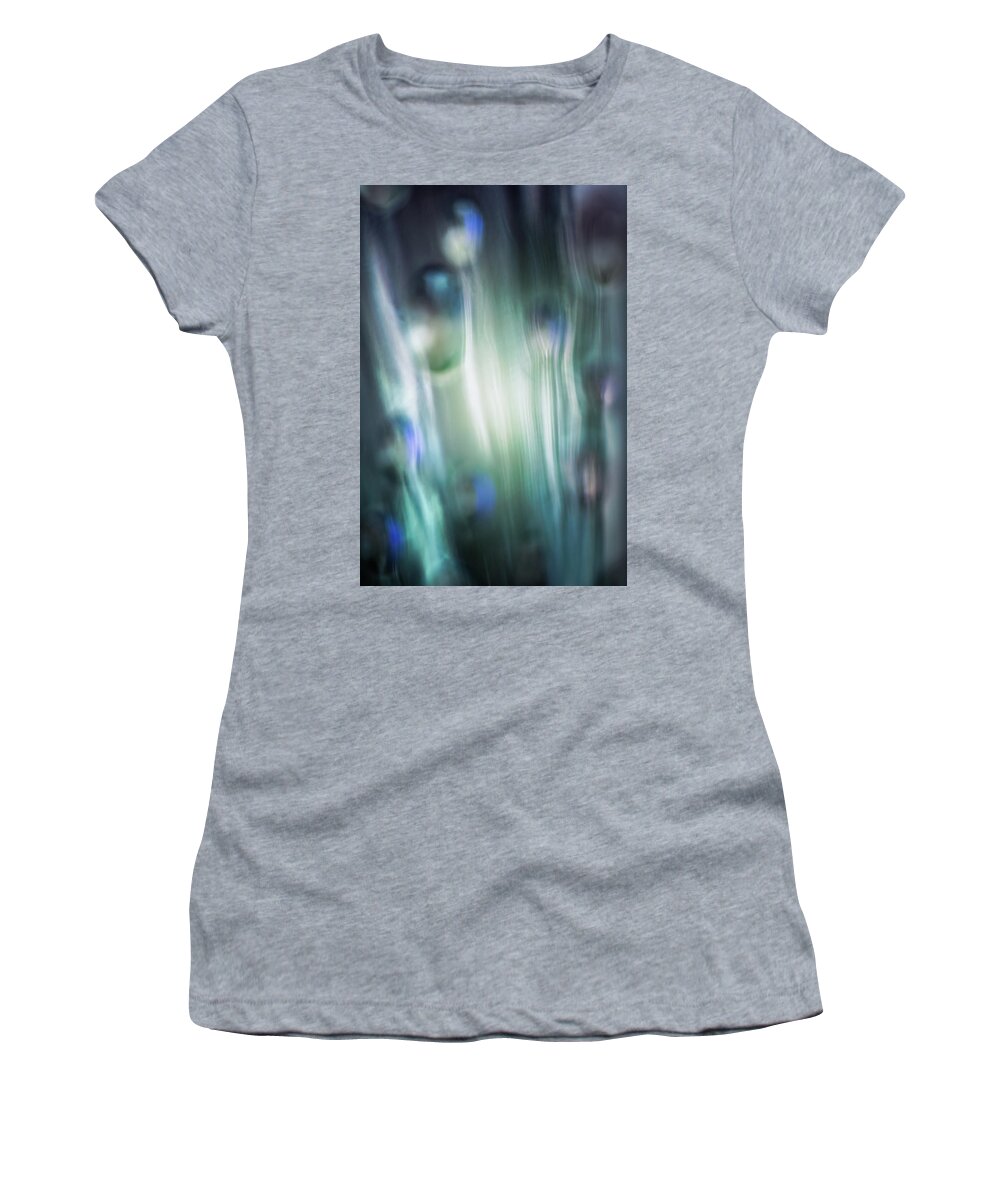 Abstract Women's T-Shirt featuring the photograph Another Wurld by Peter Scott