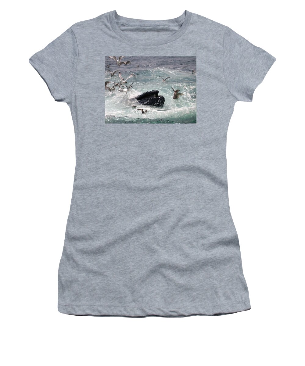 Ocean Women's T-Shirt featuring the photograph Any Leftovers by Charles HALL