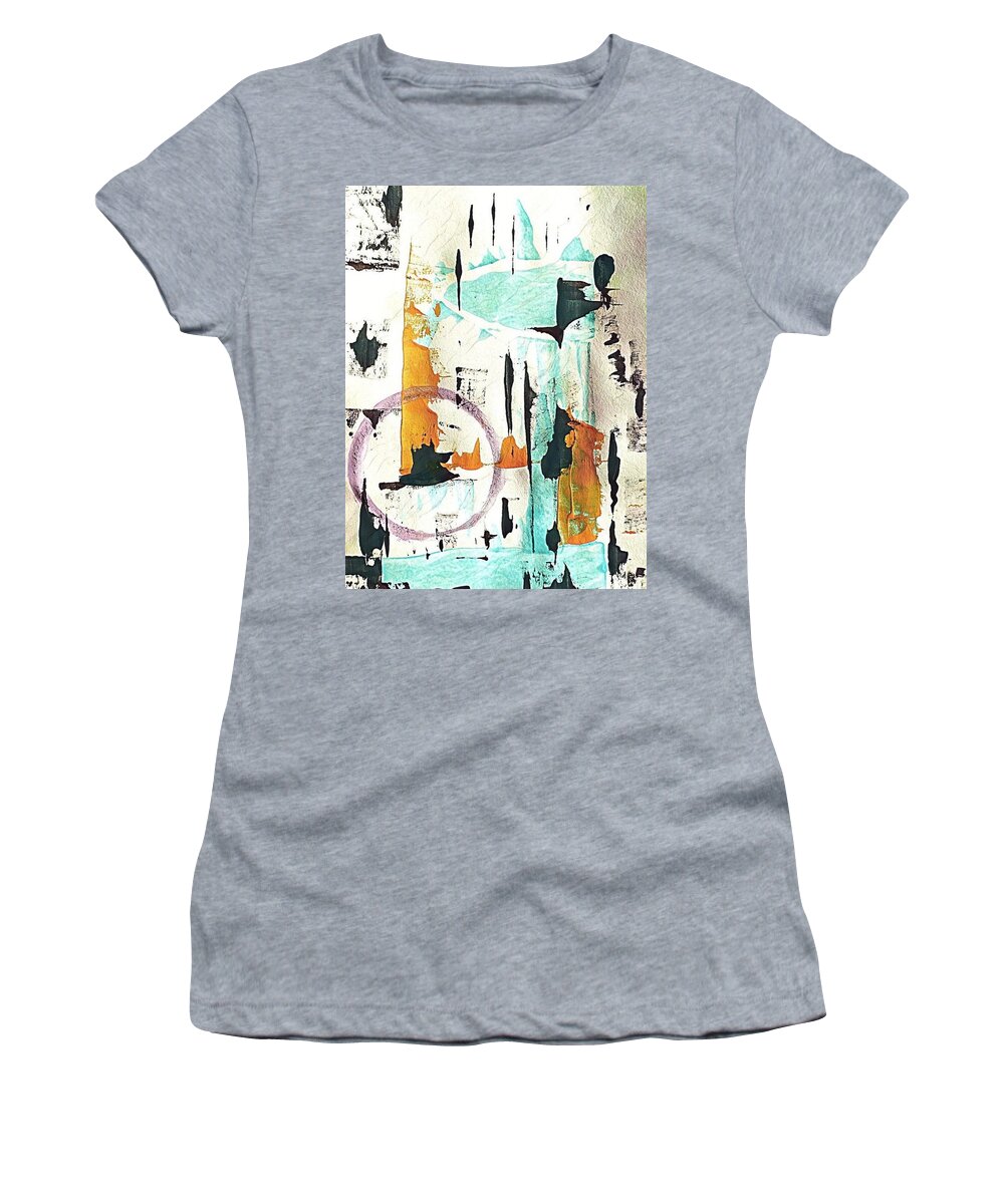 Bright Women's T-Shirt featuring the painting Aquarius by 'REA' Gallery
