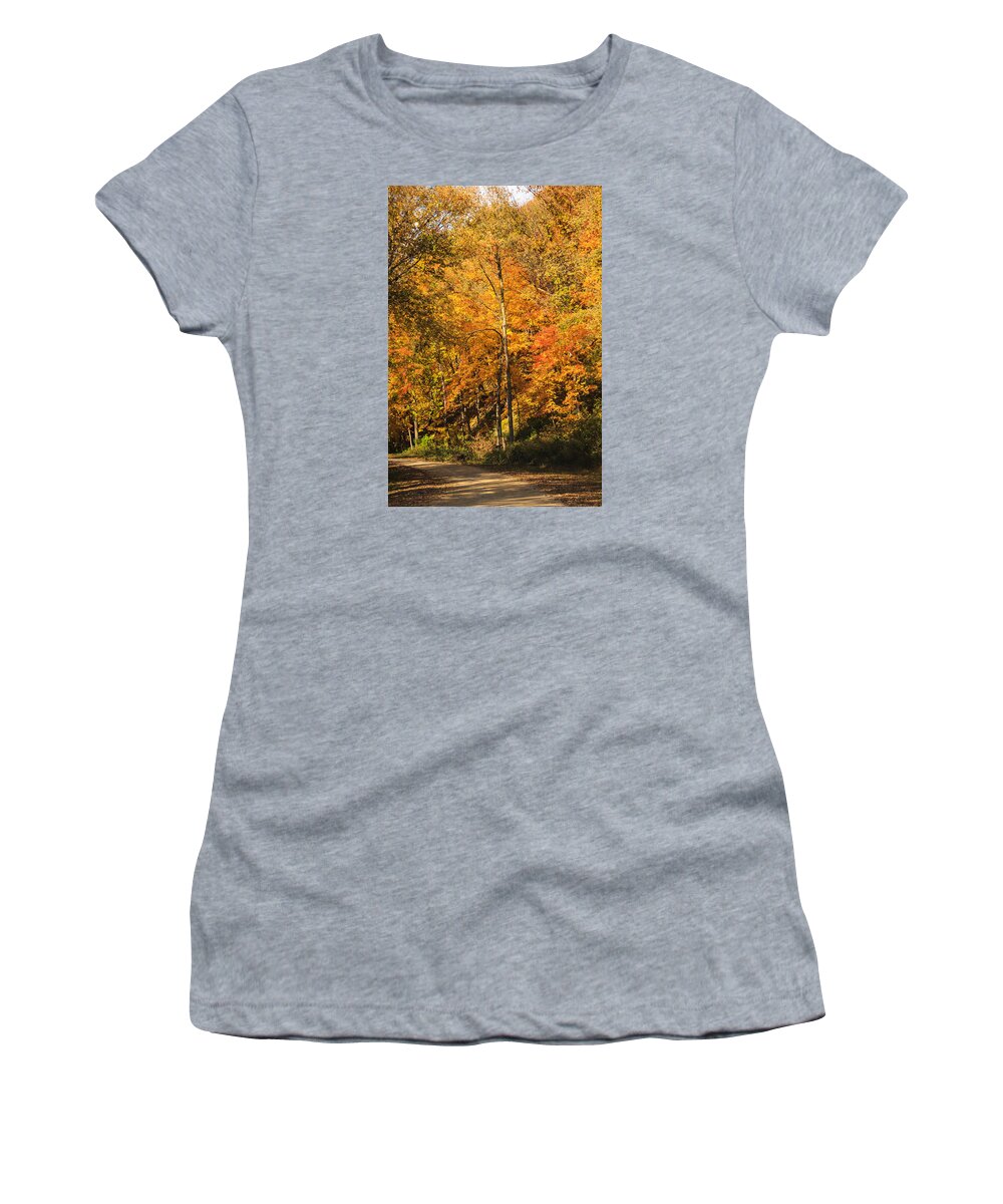 Galena Women's T-Shirt featuring the photograph Around the Bend in Color by Joni Eskridge