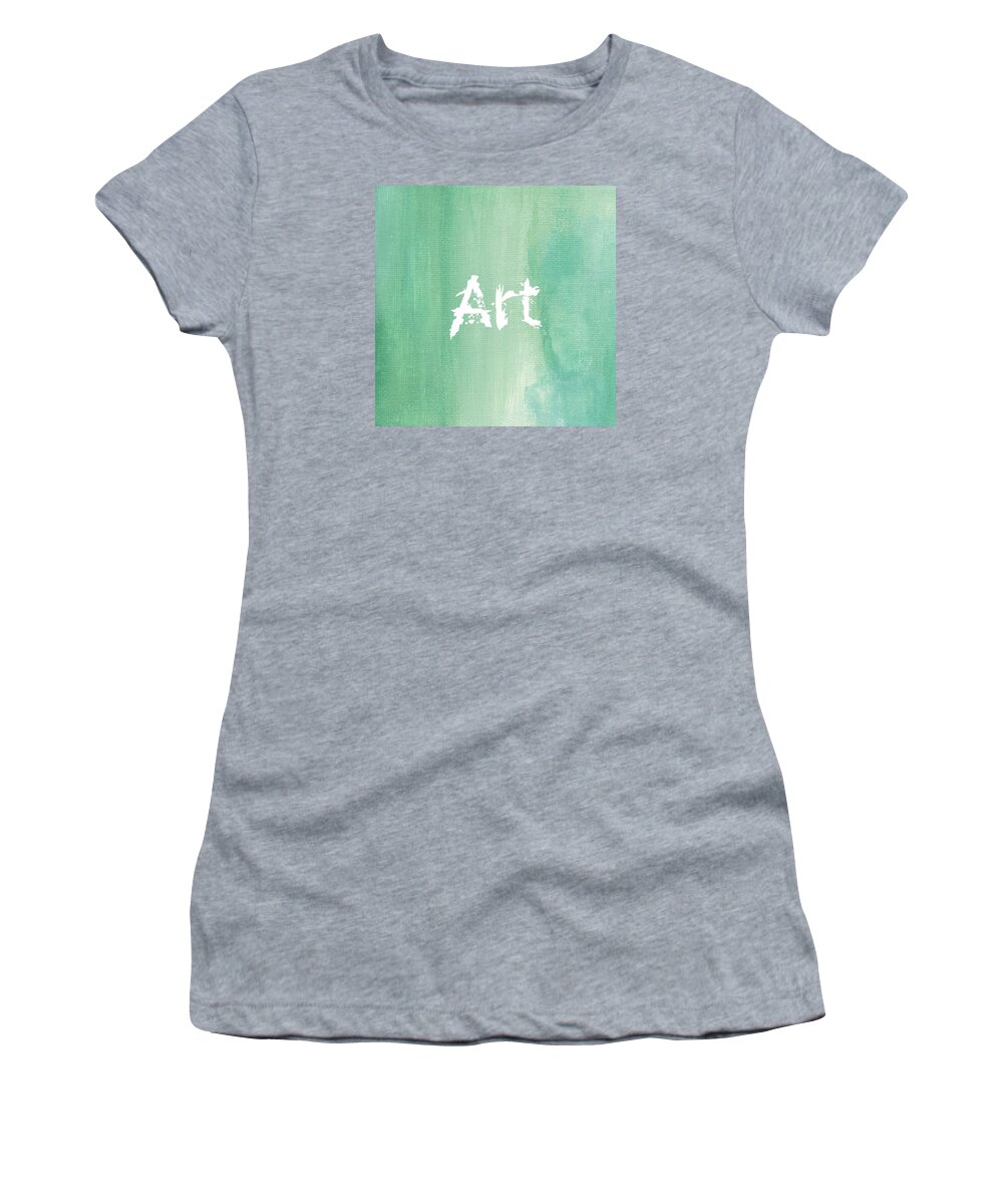 Love Women's T-Shirt featuring the mixed media ART by Kathleen Wong