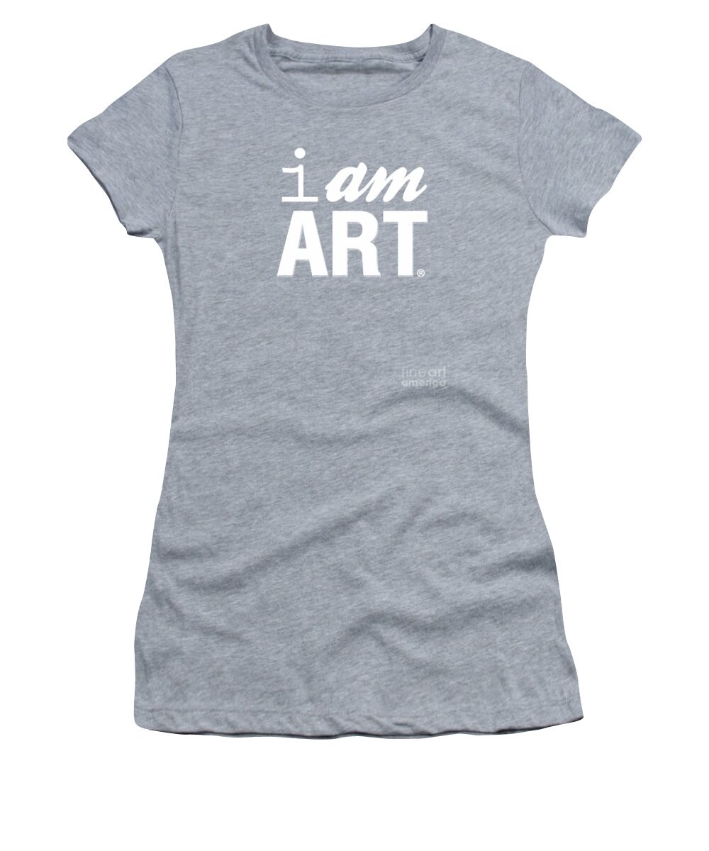 Art Women's T-Shirt featuring the digital art I AM ART- Shirt by Linda Woods