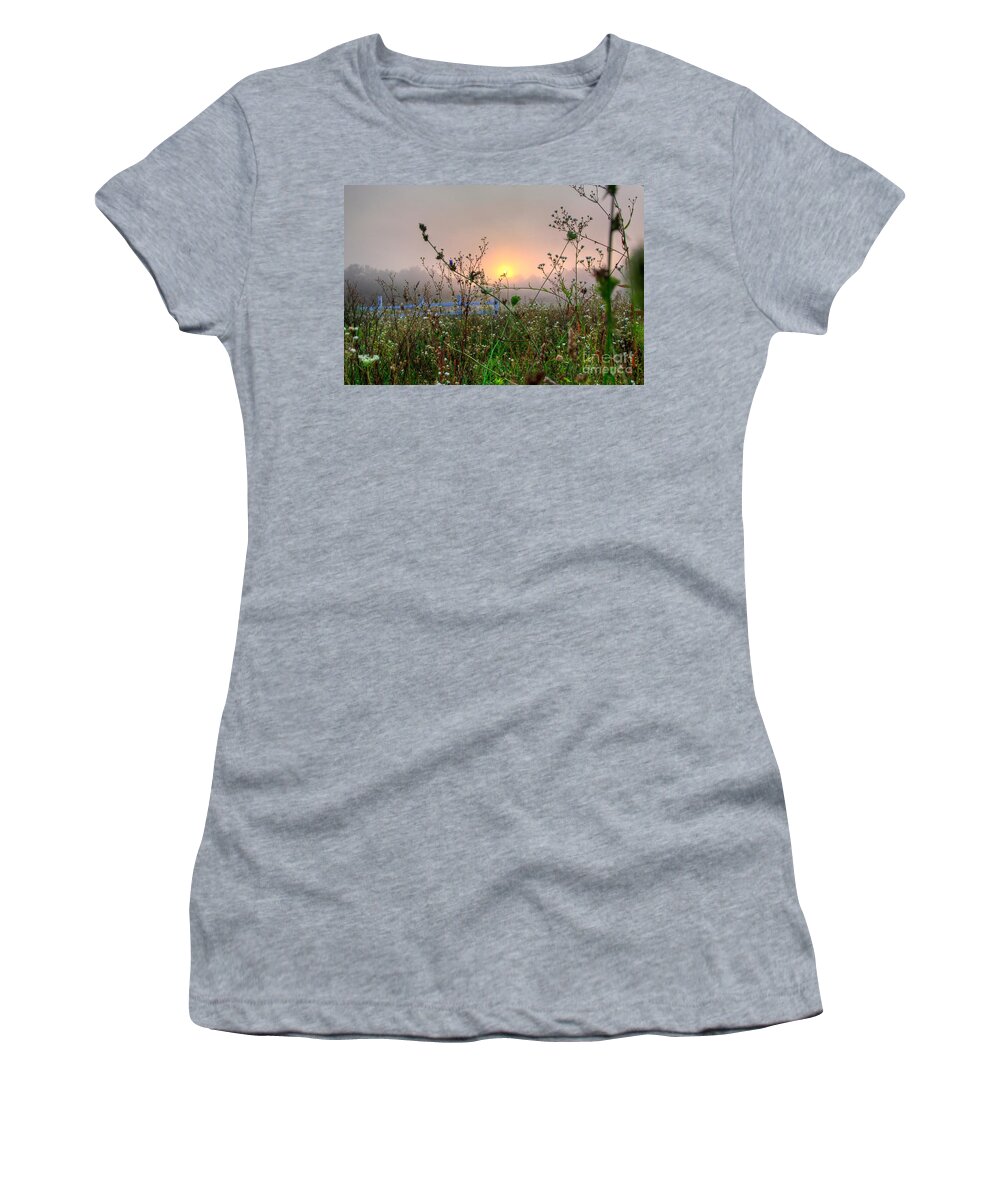 Related Tags: Women's T-Shirt featuring the photograph AS MORNING comes by Robert Pearson
