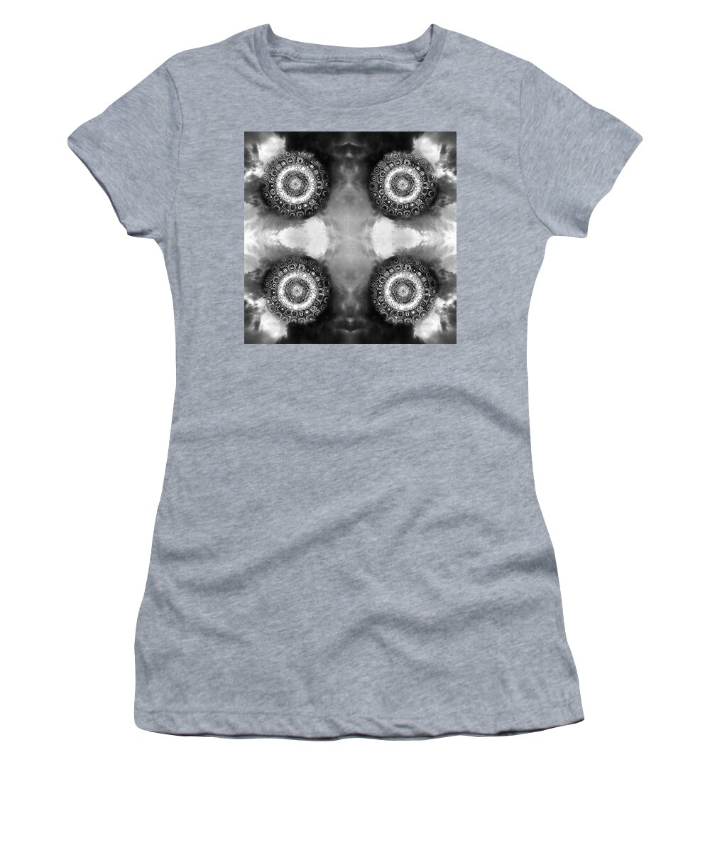 Fractal Women's T-Shirt featuring the digital art atmoSPHERE Fractal 9 by Jonathon Ahhee