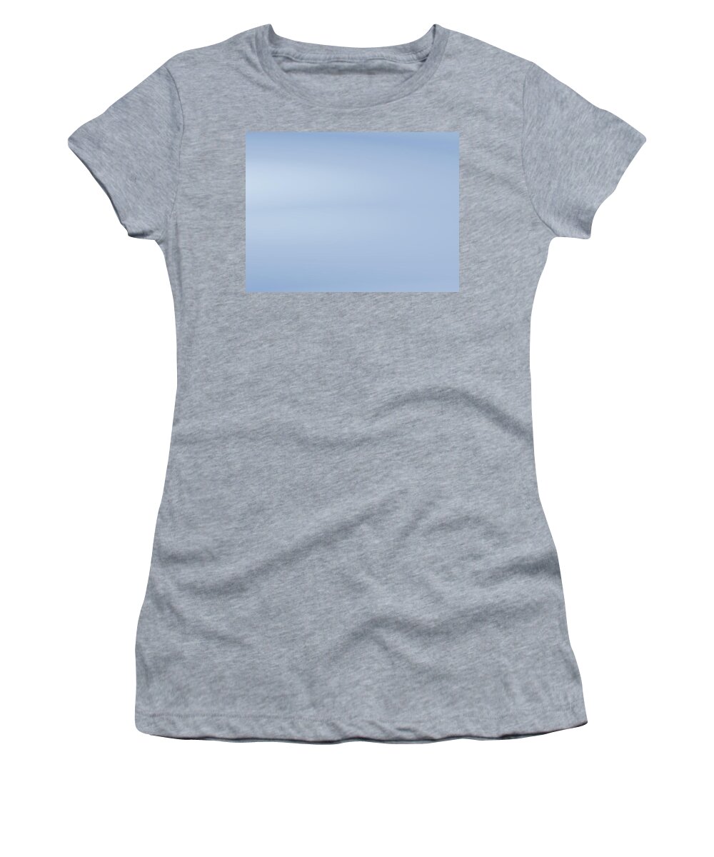 Atmospheric Women's T-Shirt featuring the digital art Atmospheric Winter Snow by Jeff Iverson
