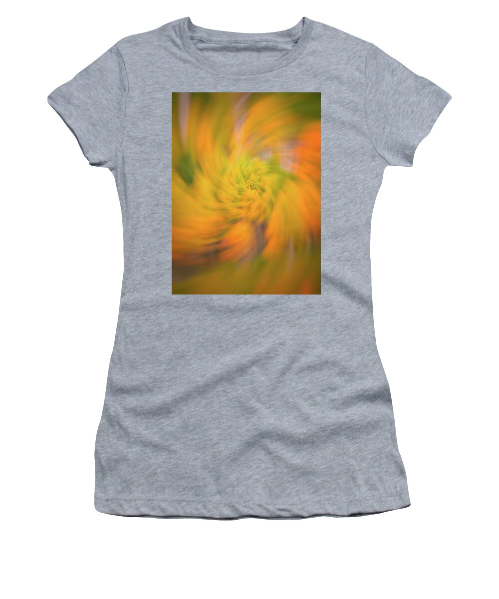Fall Women's T-Shirt featuring the photograph Autumn Spin by Darren White