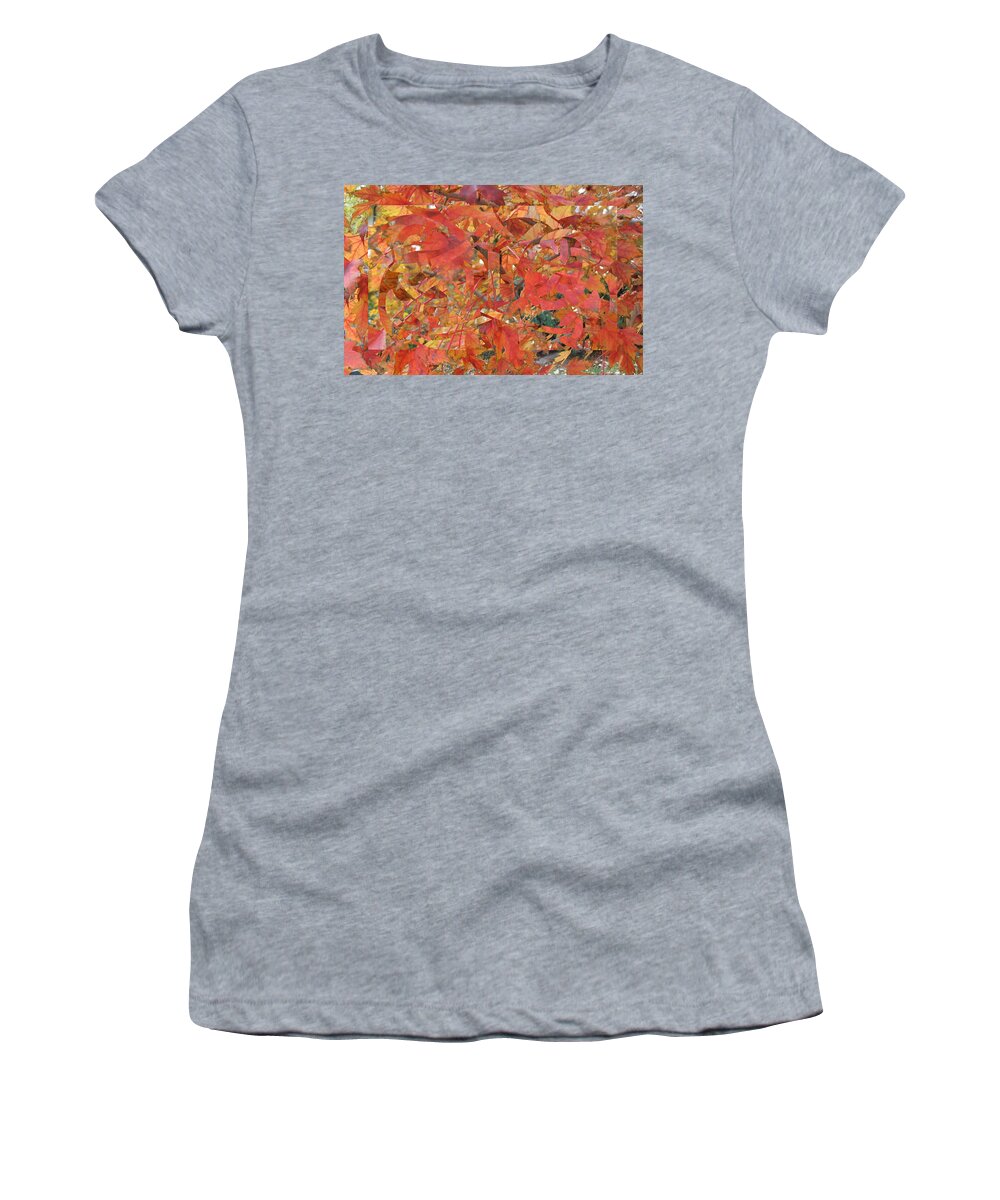 Celtic Women's T-Shirt featuring the digital art Autumnal Celtic Celebration 1 by Laura Davis