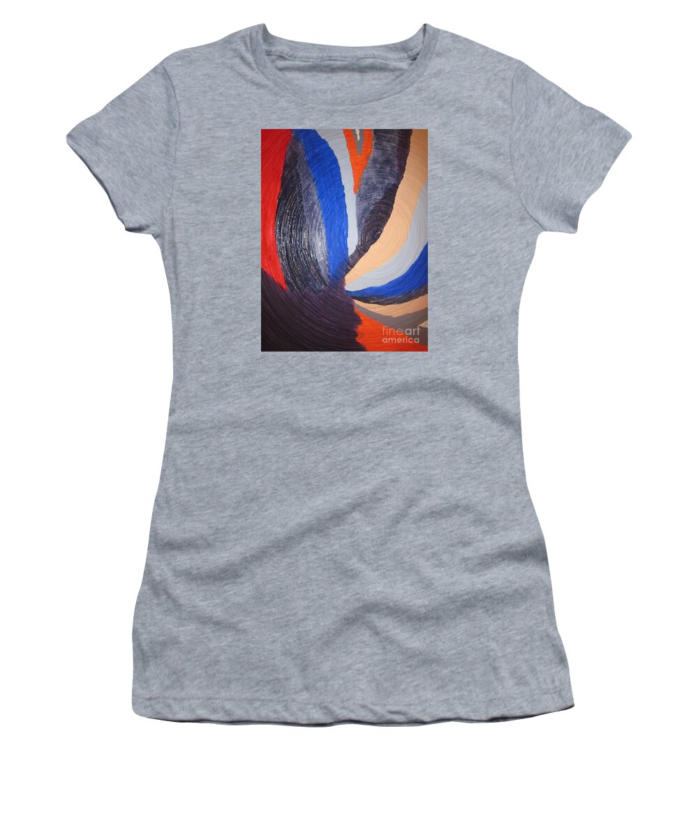Art Women's T-Shirt featuring the mixed media Awesome 6 by Iyanuoluwa and Funmi Adeshina