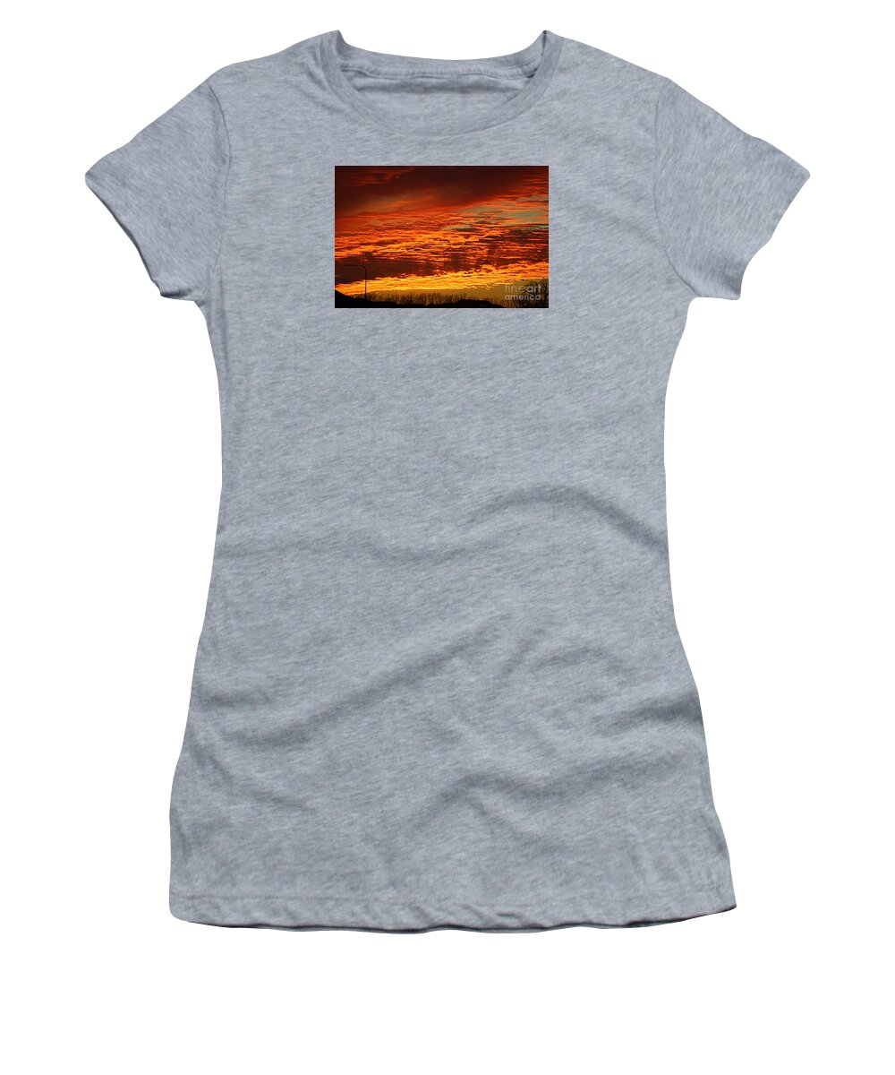 Cloud Women's T-Shirt featuring the photograph Awesome Iowa Cloud by Yumi Johnson