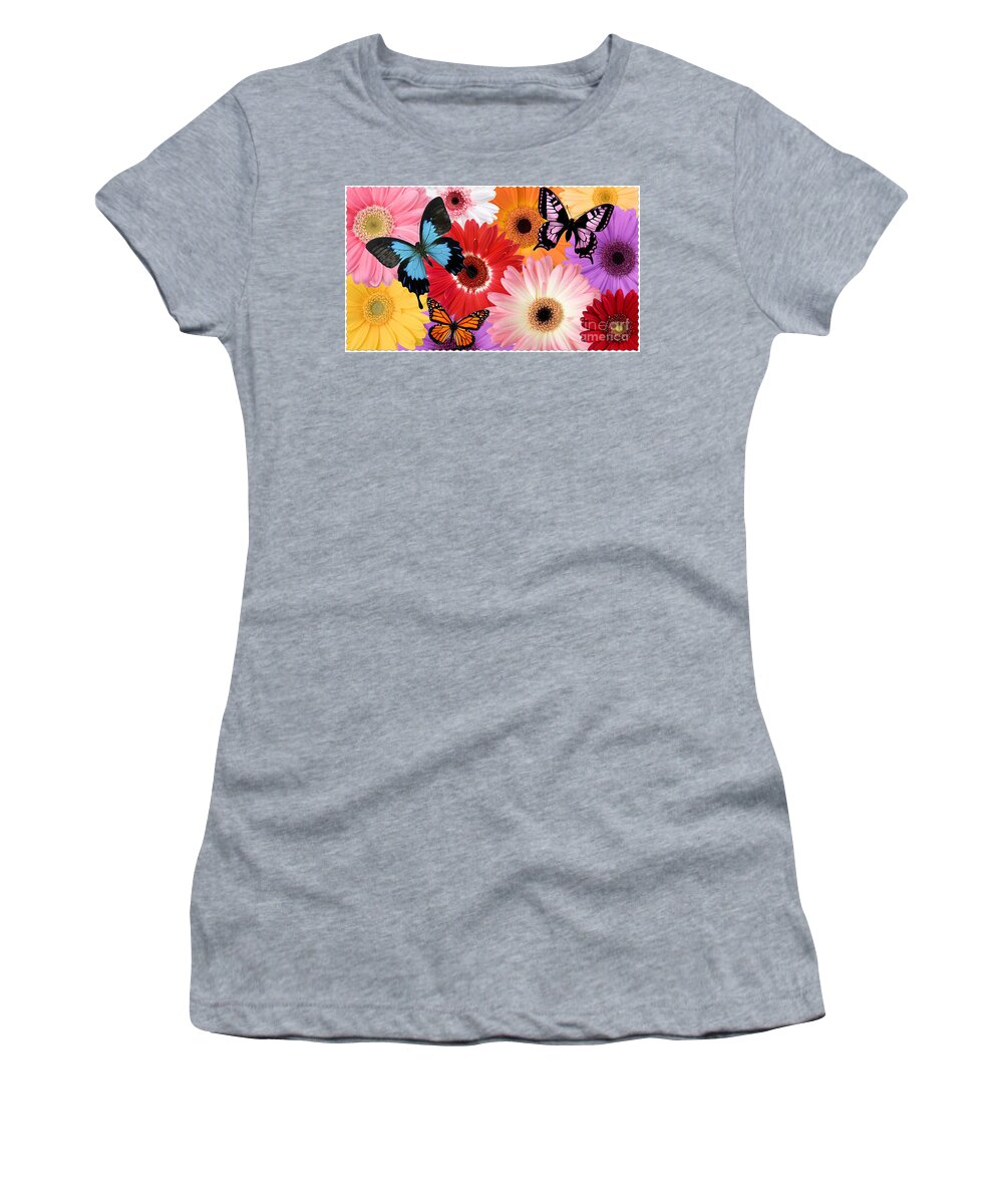 200 Views Women's T-Shirt featuring the digital art Summer's Design by Jenny Revitz Soper