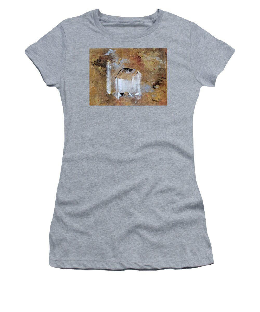Barn Women's T-Shirt featuring the painting Back in the Day by Judith Rhue