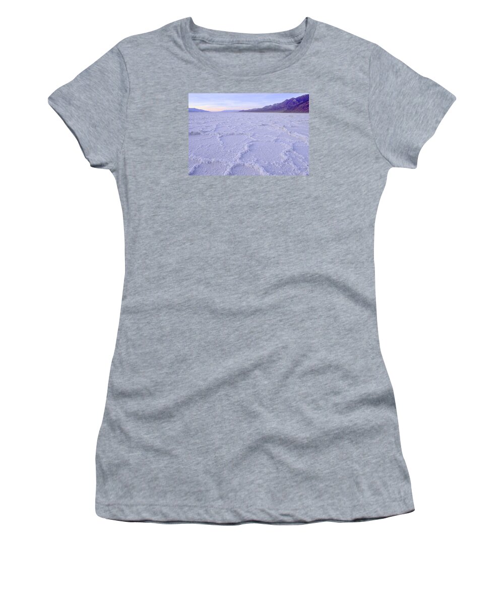 Scenic Women's T-Shirt featuring the photograph Badwater by Doug Davidson