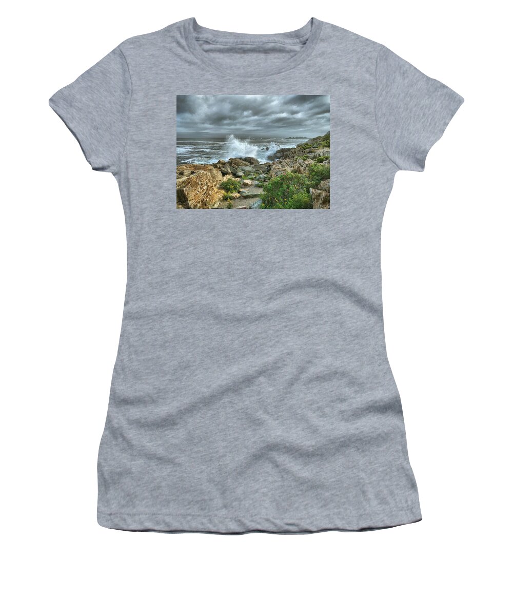 Bailey Island Maine Women's T-Shirt featuring the photograph Bailey Island, Maine No. 1 by Sandy Taylor
