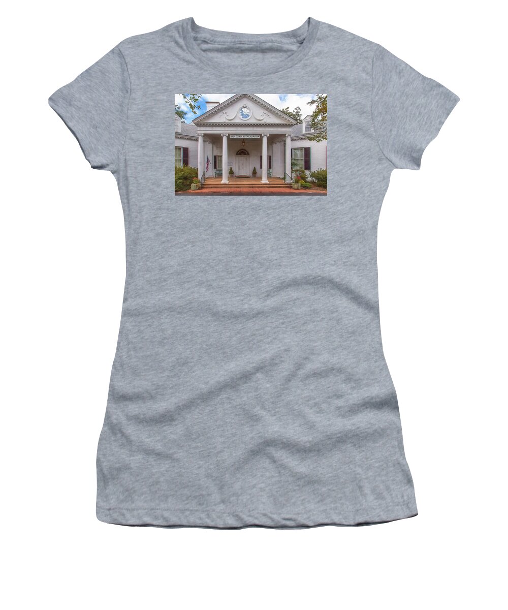 Banksia Women's T-Shirt featuring the photograph Banksia Mansion - Aiken, SC by Shirley Radabaugh