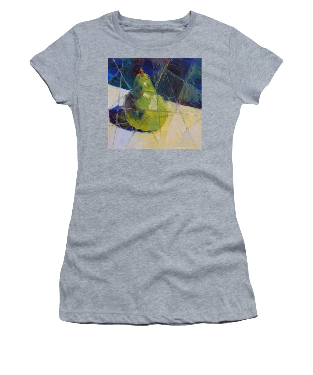Still Life Women's T-Shirt featuring the painting Bartlett #8 - Fractured by Susan Woodward