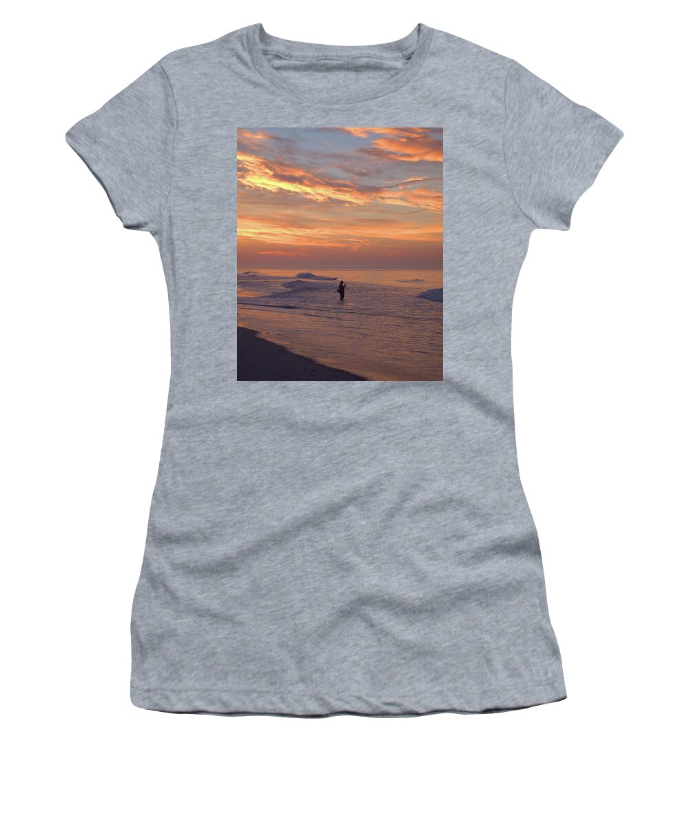 Seas Women's T-Shirt featuring the photograph Bassing I I I by Newwwman