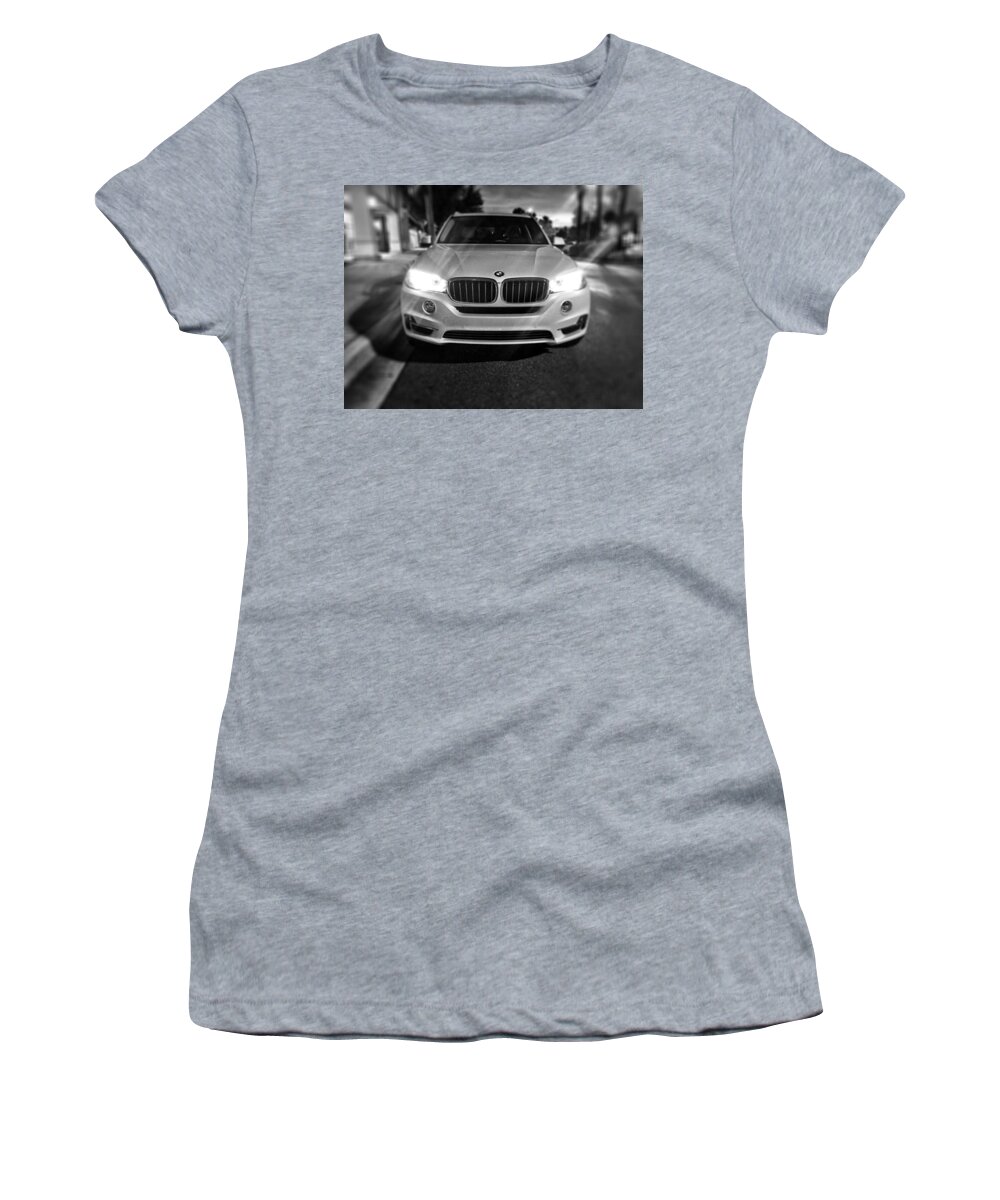 Bmw Women's T-Shirt featuring the photograph Beamer by Michael Albright