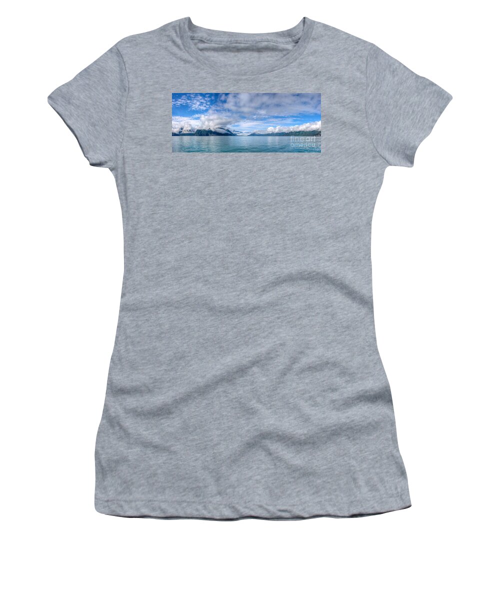 Alaska Women's T-Shirt featuring the photograph Bear Glacier, Resurrection Bay Alaska by Joanne West