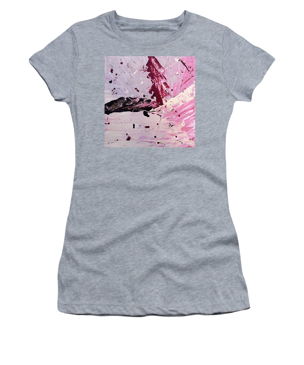 Palette Knife Women's T-Shirt featuring the painting Beautiful Chaos by Jilian Cramb - AMothersFineArt