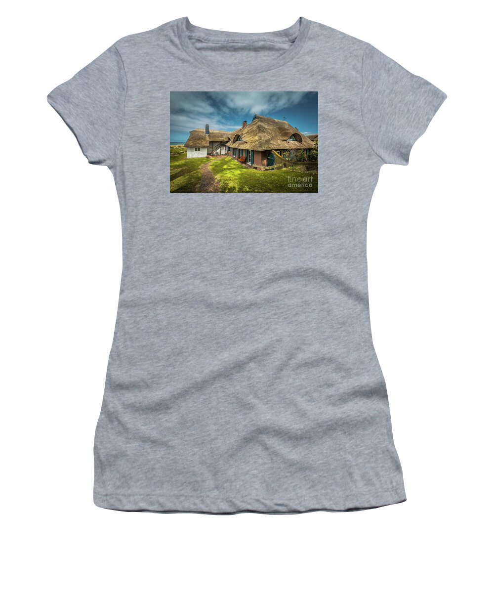 Cottage Women's T-Shirt featuring the photograph Beautiful Cottage by Eva Lechner