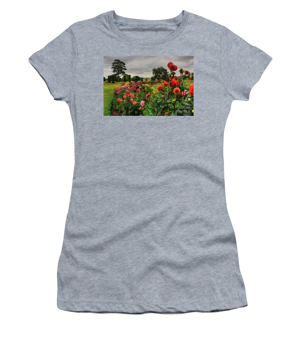 Beautiful Women's T-Shirt featuring the photograph Beautiful Garden in HDR by Vicki Spindler